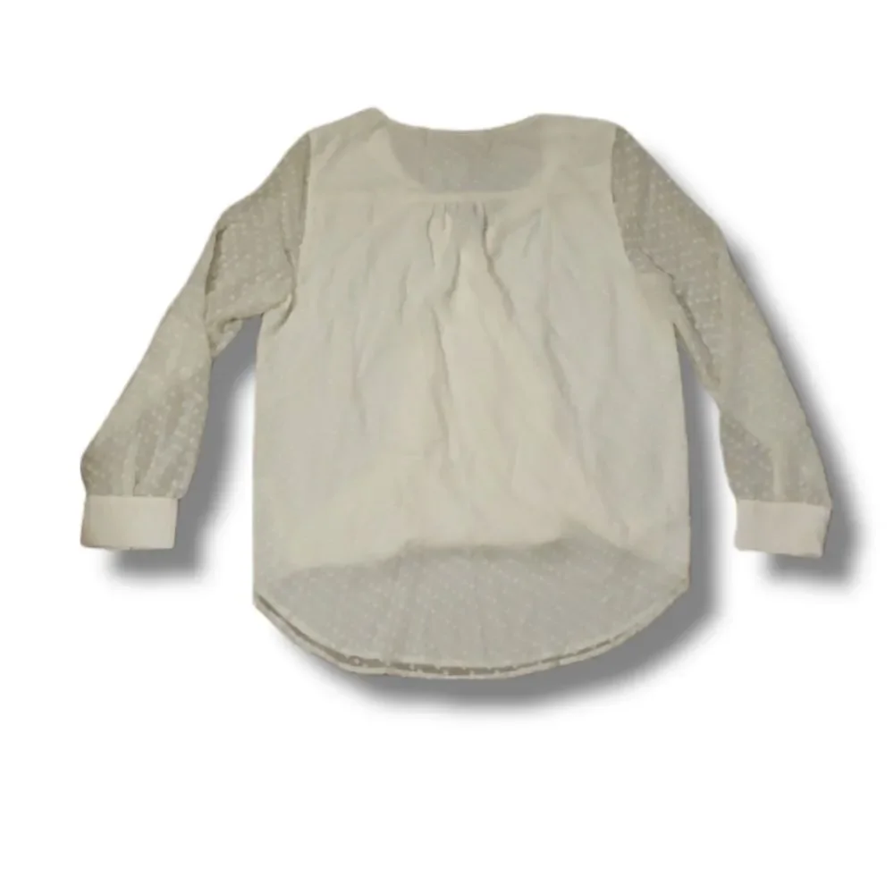 𝅺Stitch Fix | Goldray L/S‎ Henrietta Mixed Media Surplice Blouse Size L NEW